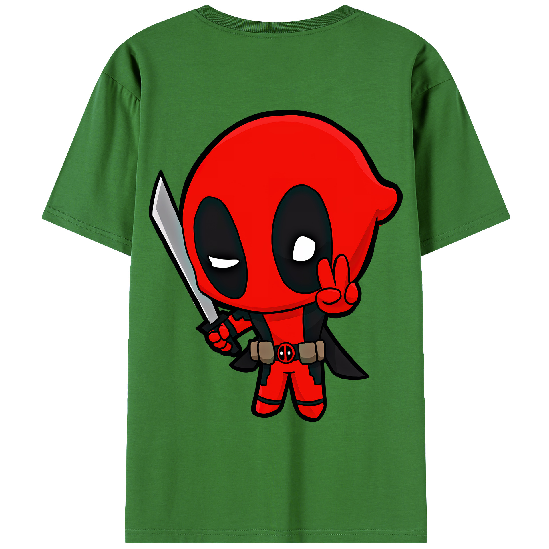 （画像用） Deadpool デッドプール レディース半袖Tシャツ(バックプリント)